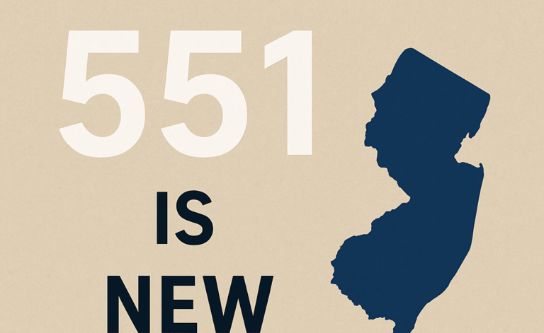 551 is What Area Code