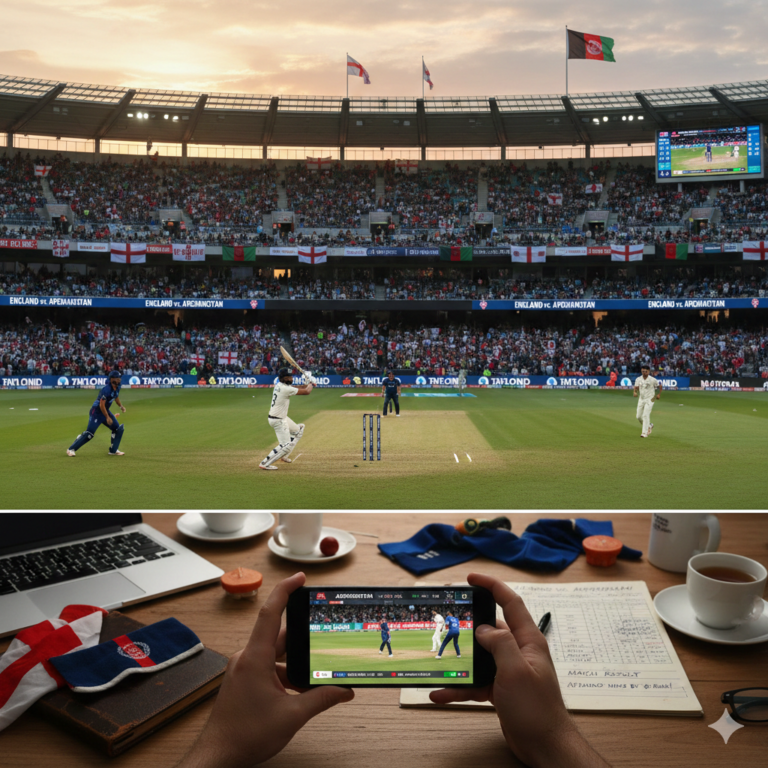 Afghanistan National Cricket Team vs England Cricket Team Match Scorecard