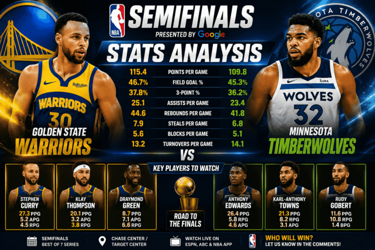 Player Stats for the Timberwolves vs. Golden State Warriors game